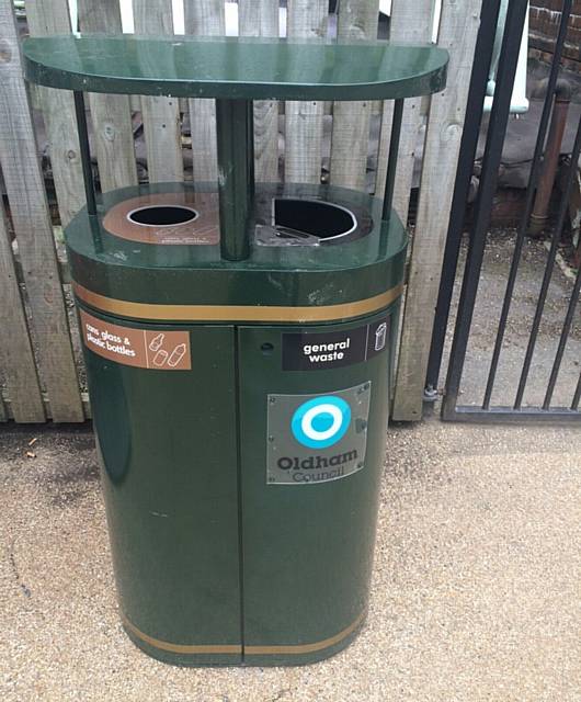 RECYCLING units like this one will appear in the town centre over the coming weeks