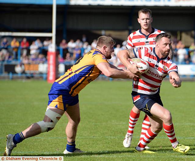 DANNY Grimshaw played against the odds against Whitehaven