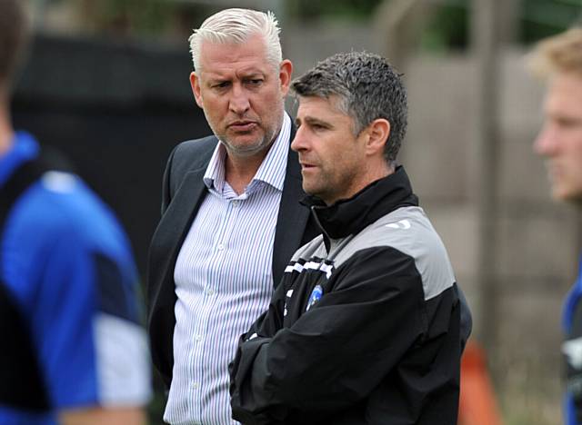 IRON BOUND . . . manager Stephen Robinson won't seek a replacement for Lee Turnbull (left)