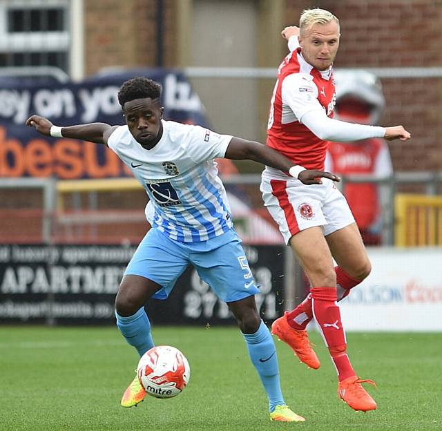 KEY MAN: Coventry's Gael Bigirimana (left) has attracted praise from his manager