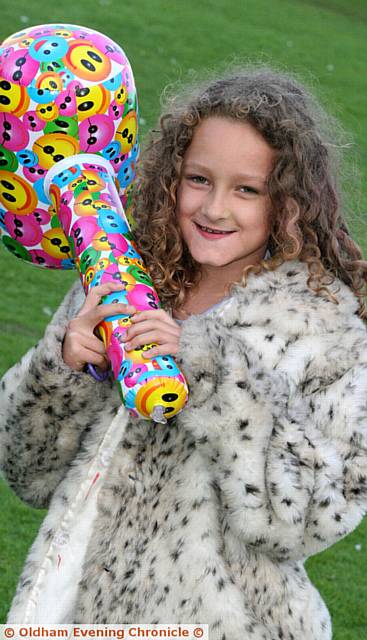 CANDY Levins, aged 8, from Oldham has a fun time