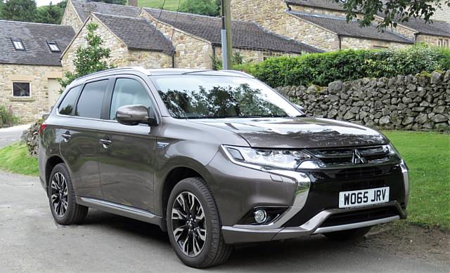 Mitsubishi Outlander PHEV - it IS big and it IS clever.