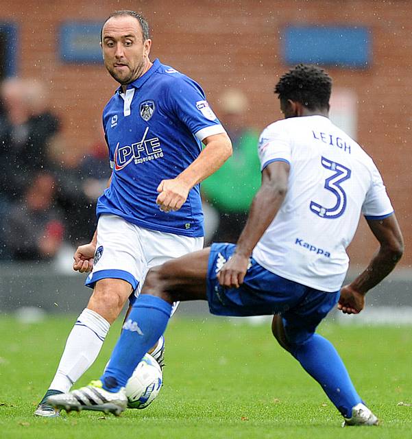 PENALTY WINNER . . . Lee Croft 