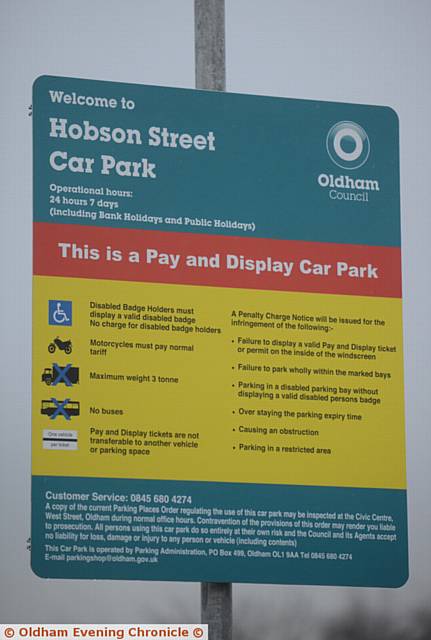 New car park on Hobson Street now open.