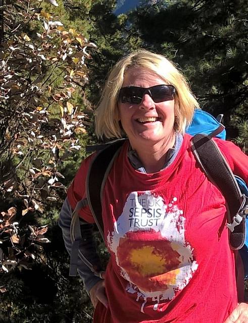 It took Amanda Hamer eight days to climb to Everest Base Camp
