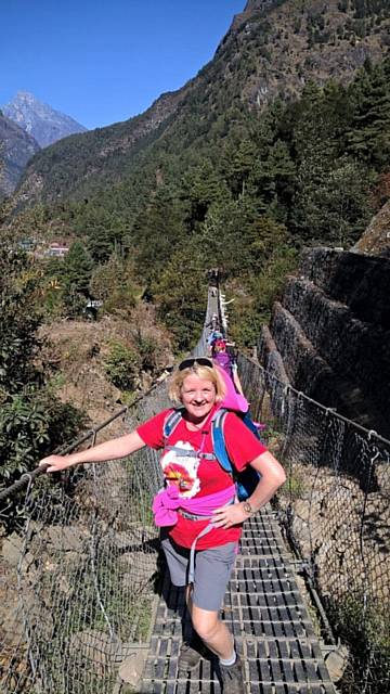 Mahdlo's Amanda Hamer took on the gruelling climb to Mount Everest Base Camp in November.