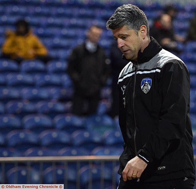 UNDER FIRE: Stephen Robinson says he won't quit as Athletic manager
