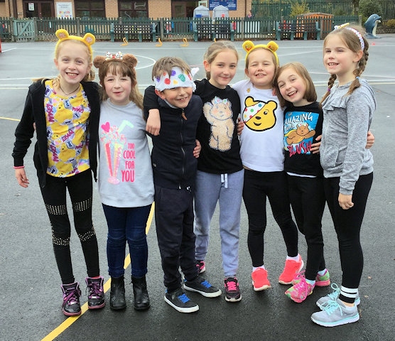 East Crompton St James' CE Primary School joined millions of others in raising funds for BBC's Children In Need