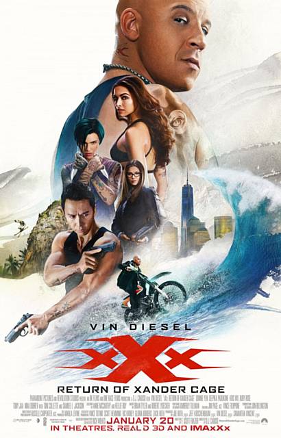 xXx - The Return of Xander Cage (2016) Film Poster