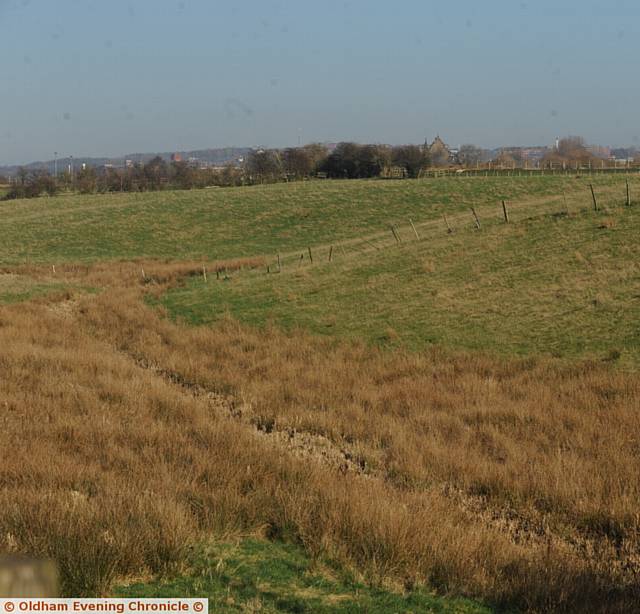 Land site of the proposed development at Foxdenton