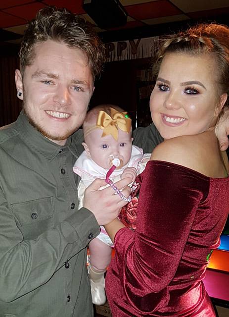 SPRINGHEAD'S Ryan Fagan, Leonie Lennon and baby Willow
