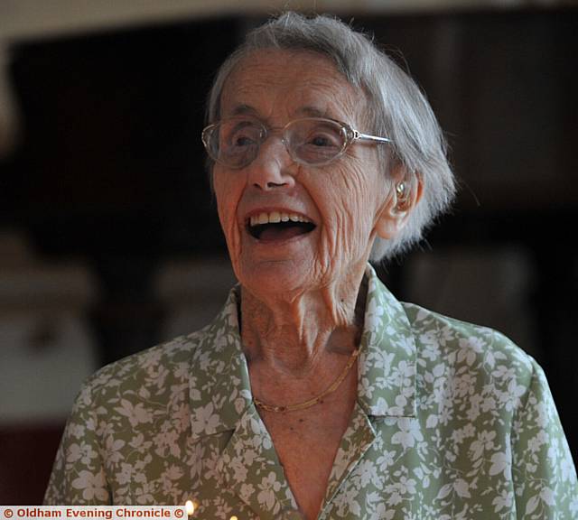 ACTIVE . . . Ann Lord celebrates her 102nd birthday on the July 16 last year