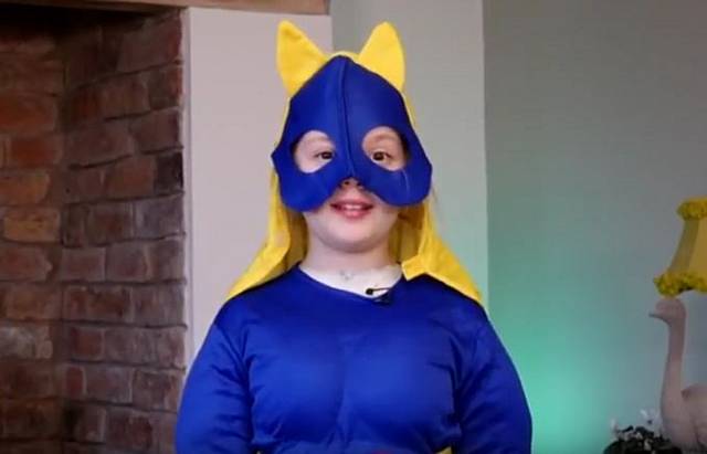 Millie Tomlin created a YouTube video for her superhero project at Diggle School.