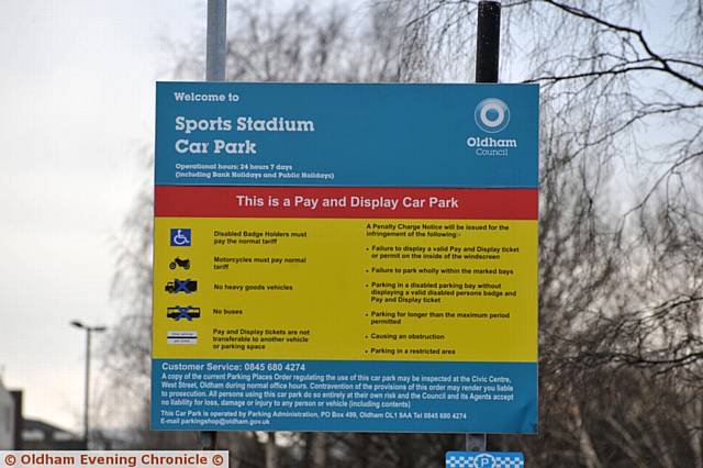 The Sports Stadium car park