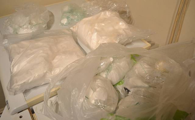 MASSIVE find . . . 43kg of amphetamine were seized
