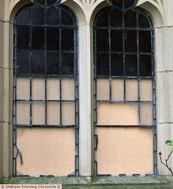MORE boarded-up windows at St Thomas Leesfield.