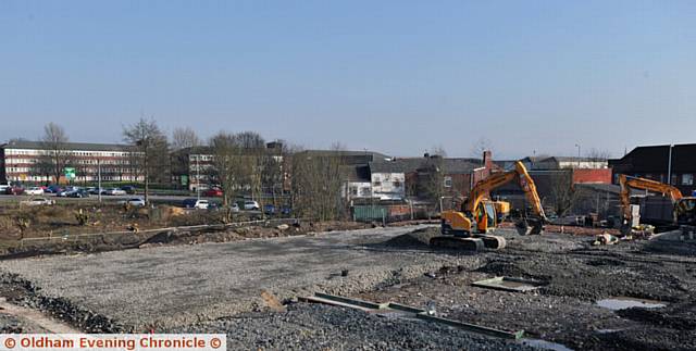 Land on north side of Primrose Bank, Oldham. A planning application for a warehouse and offices was succesful in 2016.