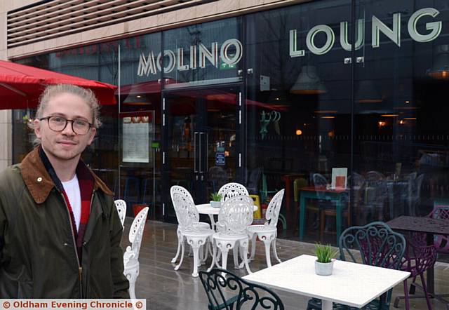 MOLINO Lounge supervisor Josh Roux