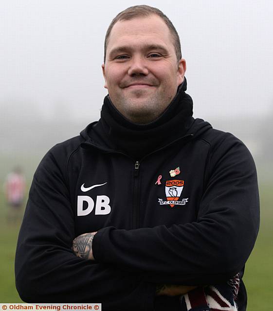 ONE HUGE SMILE: Darren Butterworth of Church FC