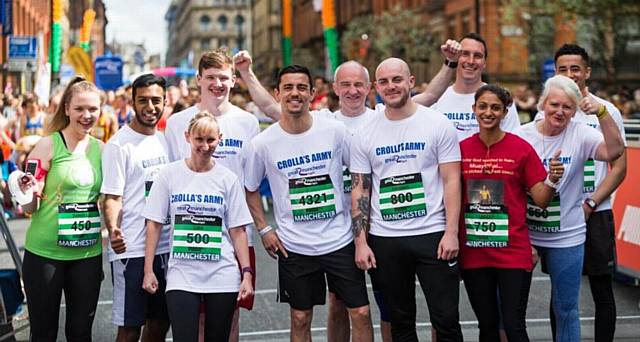FLASHBACK . . . Crolla's Army from the 2016 Great Manchester Run
