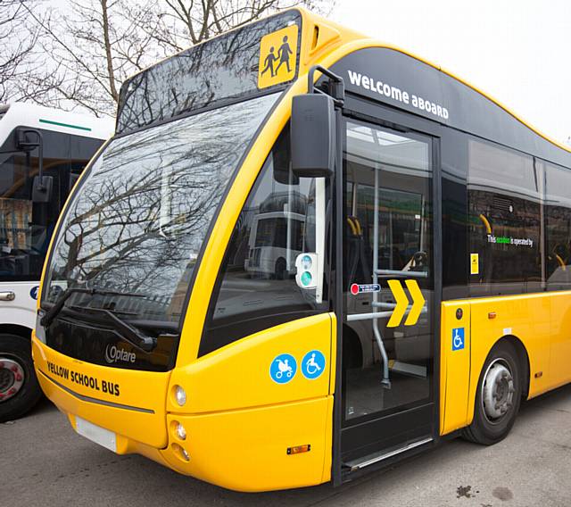 TfGM Yellow School Bus