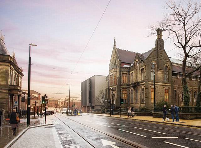 the new designs for the Oldham Coliseum Theatre