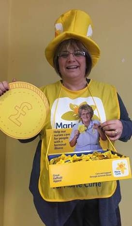 LYNN PARTRIDGE, Marie Curie community fundraiser for Manchester