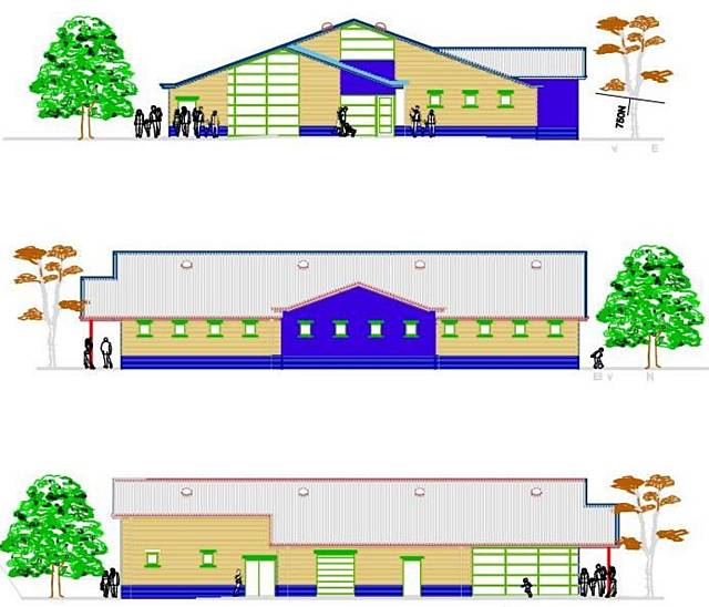 PHASE three of the plans involves building a new pavilion which would be hired out to community groups

