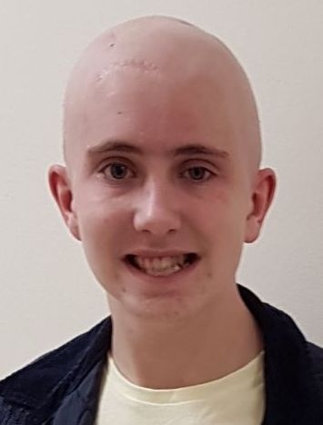 BATTLER . . . brave 16-year-old Newman RC College pupil Connor Stubbs is fighting a brain tumour so rare only three people in Britain have it