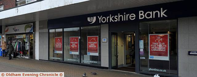 SET TO CLOSE . . . Yorkshire Bank in Royton