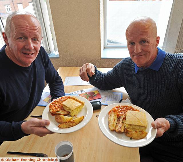 BROTHERS Stephen and John Curnow put their taste buds to the test