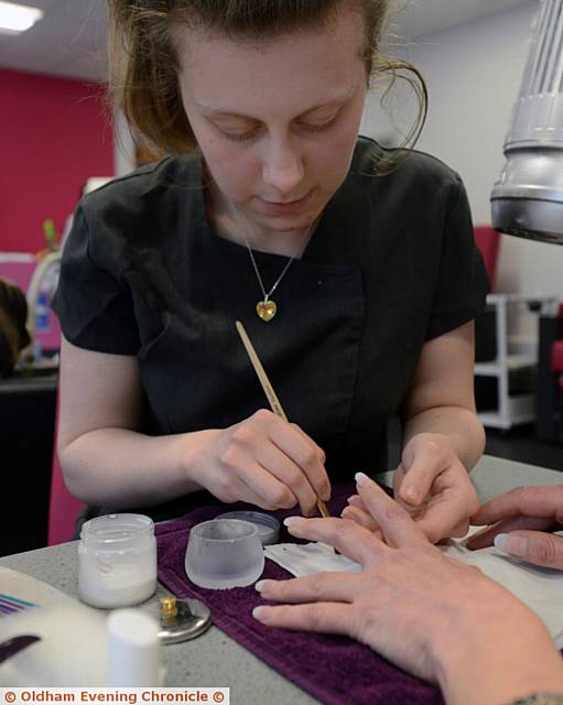 CHARLOTTE Lord in the nail studio 