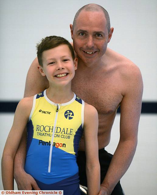 ROB Schofield and his son Oscar are hoping to raise money for Maggie's