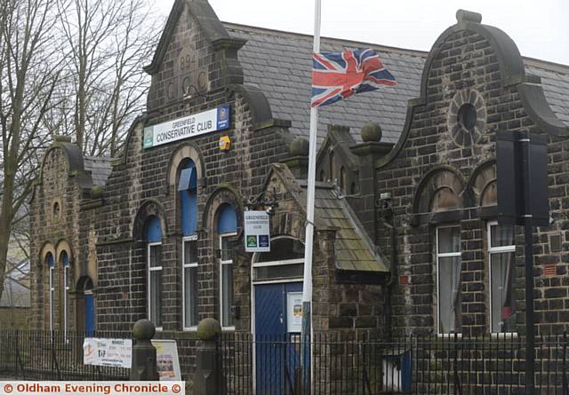 IT'S the end of the road for the imposing Greenfield Conservative Club