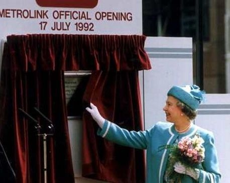 THE official opening by the Queen in July 1992