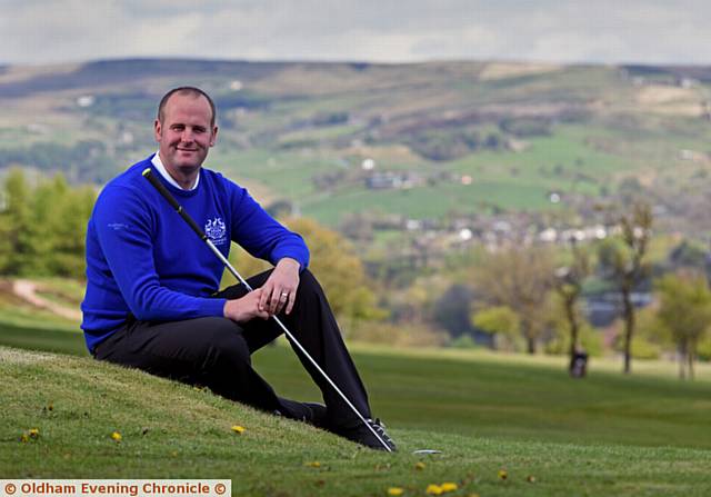 New Saddleworth Golf Club professional Andy Earlam.
