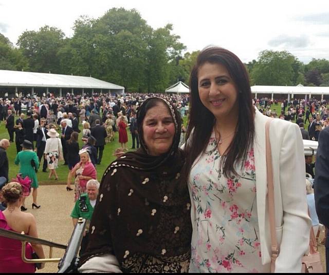 NAJMA Khalid (right) pictured with her mum Sabar Jan Masood