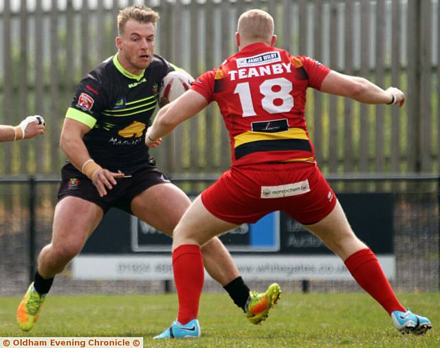 TOUCH OF LUCK? Adam Clay nailed a successful 40-20 kick at Dewsbury