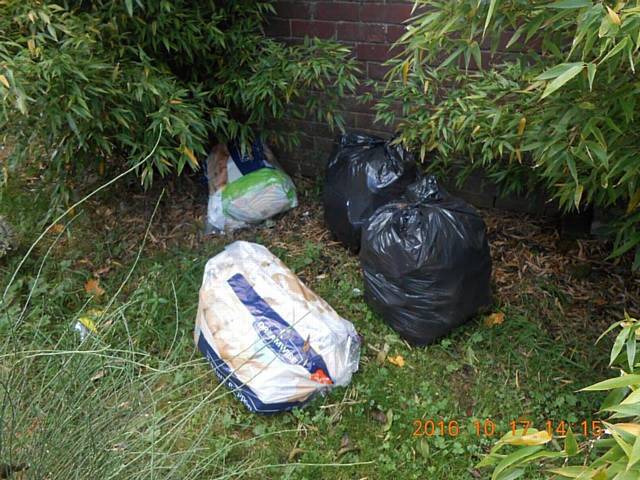 Lisa Reid, 37 of Welcome Parade Oldham pleaded guilty to a duty of care offence after her waste was found dumped on Cherry Avenue on 17 October, 2016. She was given a 12-month conditional discharge with £30 victim surcharge and ordered to pay £564 costs
