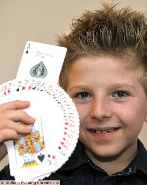 Young magician Daniel Rhodes