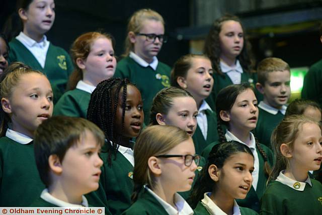 ONE voice . . . the St Anne's Greenacres Primary School choir