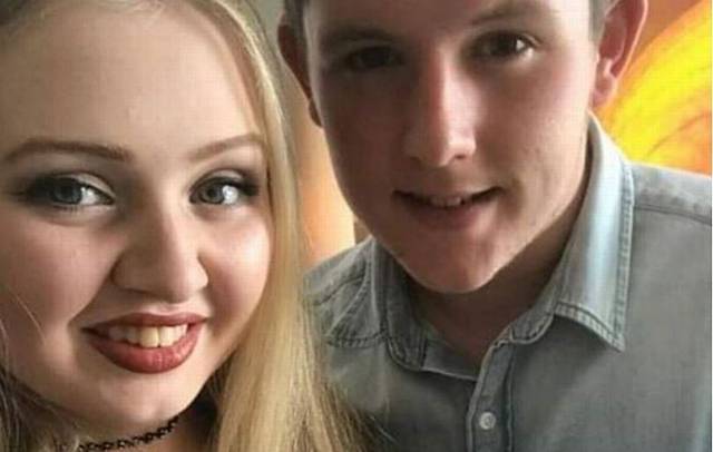 CHLOE Rutherford (17) and her boyfriend Liam Curry (19)