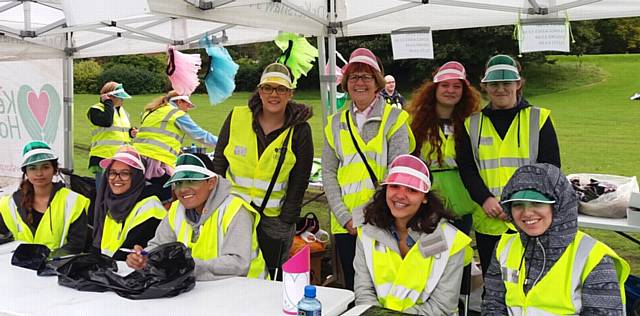 DR Kershaw's volunteers at the 2016 Colour Blast in Alexandra Park
