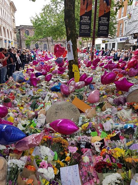 Tributes at St. Ann's Square