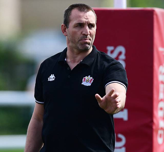 SCOTT NAYLOR . . . the Roughyeds coach is looking to end a run of five straight defeats