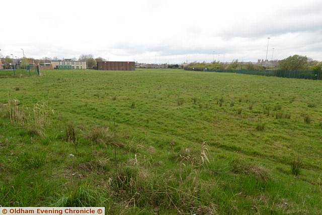 The site of the former South Chadderton School, now the Collective Spirit School..
