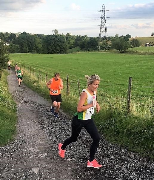 JEN Bloor led Royton Road Runners to the women's 

team title for the third successive year