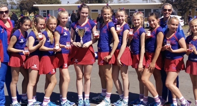 ON PARADE . . . success for the under-12s at Brean Sands