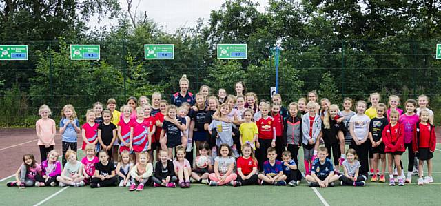 CHELSEA Pitman, England and Australia netball star joins the netball camp at Oldham Academy North