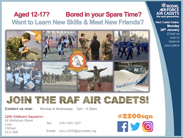 Want a new challenge? Join the RAF Air Cadets